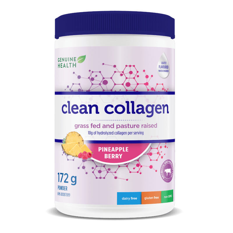 Genuine Health Clean Collagen - Pineapple Berry Image 1