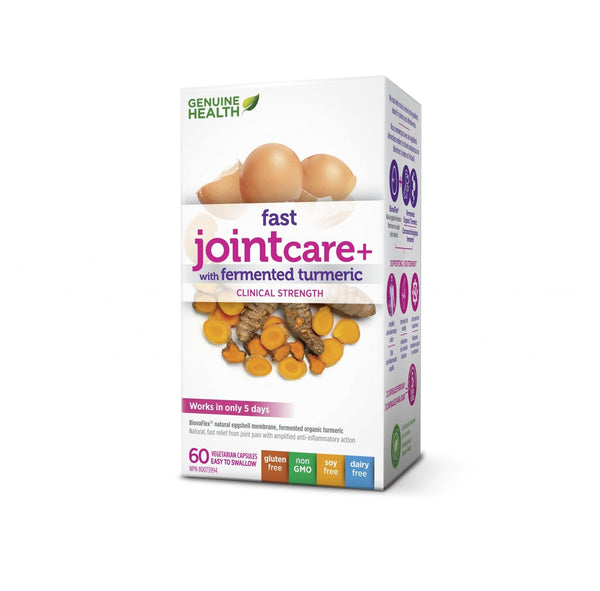 Genuine Health Fast Joint Care+ with Fermented Turmeric 60 VCaps Image 1