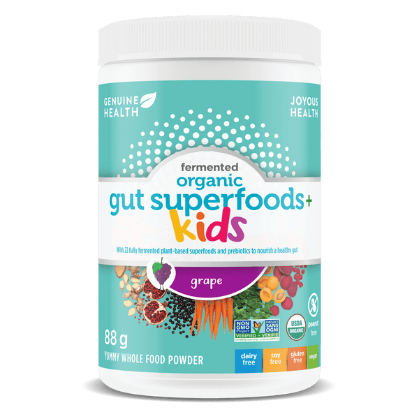 Genuine Health Fermented Organic Gut Superfoods+ Kids - Grape 88 g Image 1