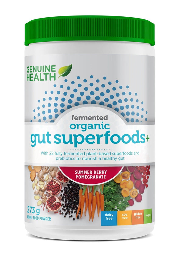 Genuine Health Fermented Organic Gut Superfoods+ - Summer Berry Pomegranate 273 g Image 1