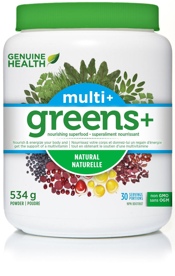 Genuine Health Greens+ Multi+ - Natural 534 g Image 1