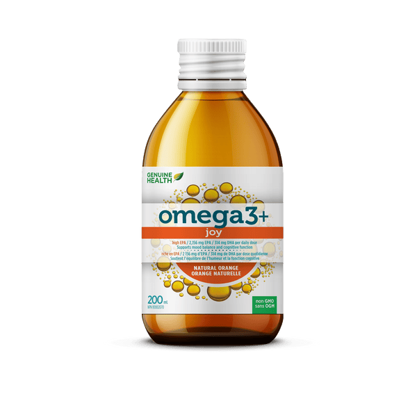 Genuine Health Omega3+ Joy - Natural Orange 200 mL Image 1