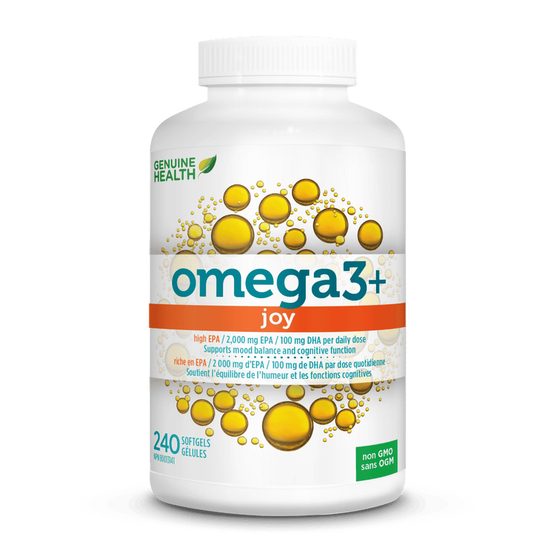 Genuine Health Omega3+ Joy Softgels Image 2