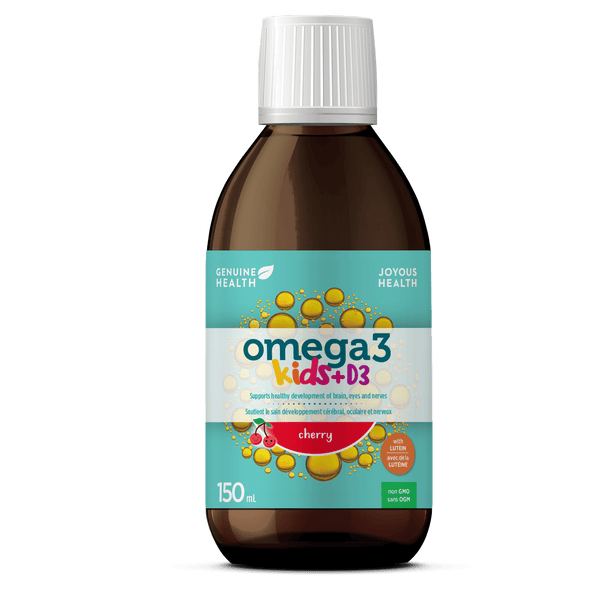 Genuine Health Omega3 Kids + D3 - Cherry 150 mL Image 1