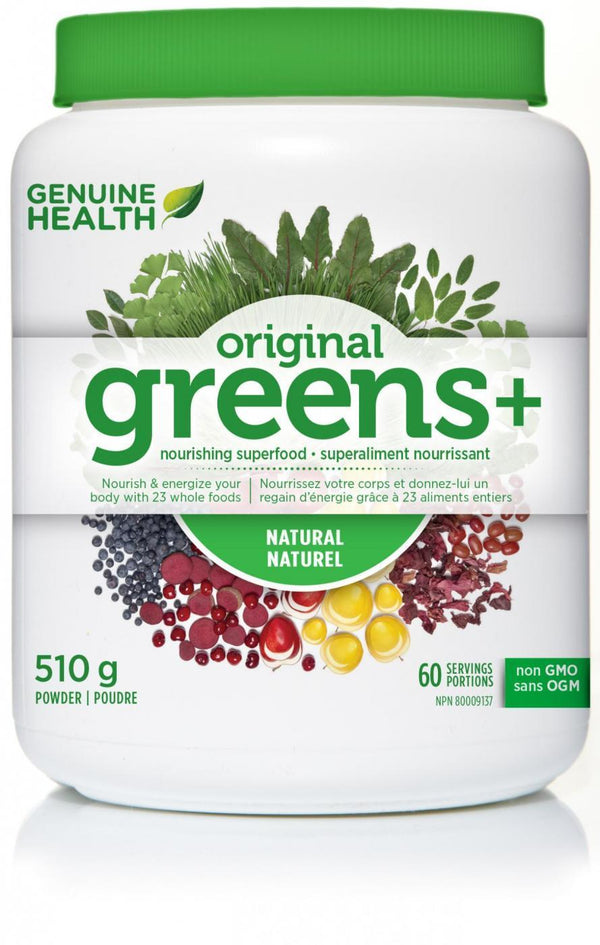 Genuine Health Original Greens+ - Natural Image 1