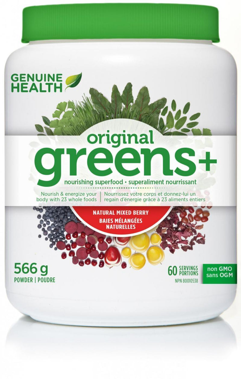 Genuine Health Original Greens+ - Natural Mixed Berry 566 g Image 1