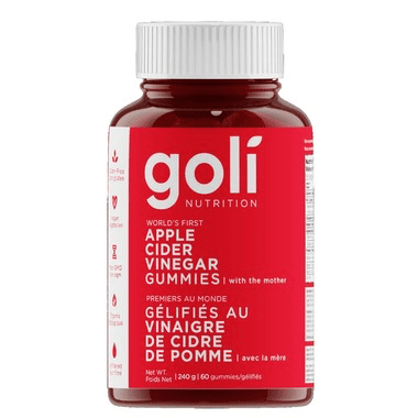 Goli Nutrition Apple Cider Vinegar 60 Gummies Clearance EXP AUG2022 Image 1