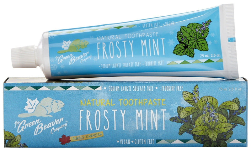 Green Beaver Natural Toothpaste - Frosty Mint 75 mL Image 2