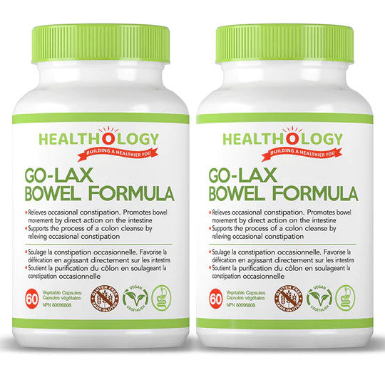 Healthology Go-Lax Bowel Formula (60 + 60 VCaps)