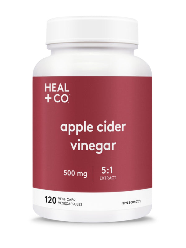 Heal + Co. Apple Cider Vinegar 500 mg 120 VCaps Image 1