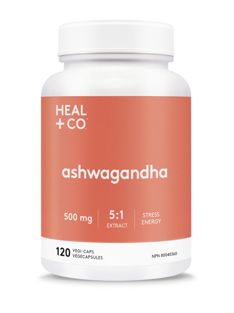 Heal + Co. Ashwagandha 500 mg 120 VCaps Image 1