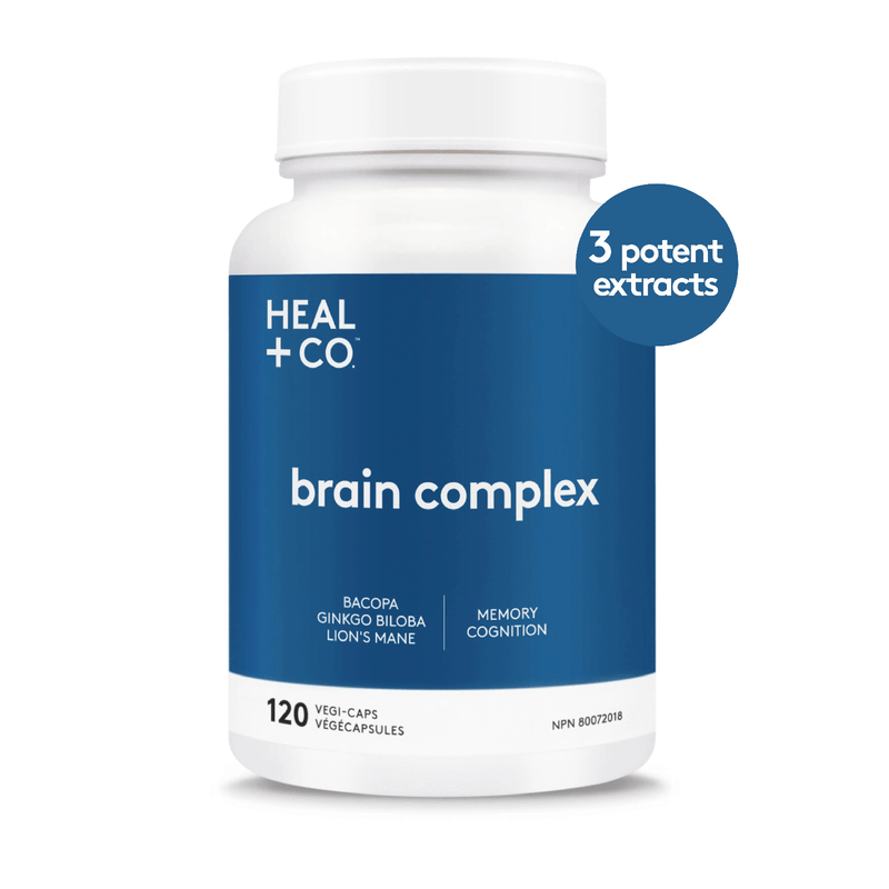 Heal Co. Brain Complex Memory + Cognition 120 VCaps Image 1
