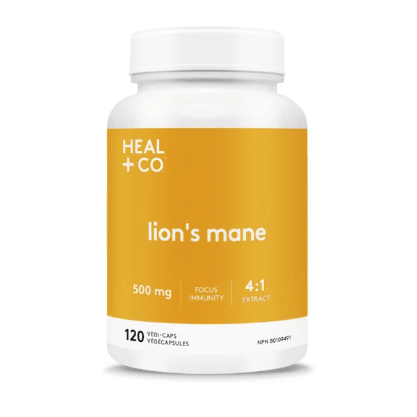 Heal + Co. Lion's Mane 500 mg 120 VCaps Image 1