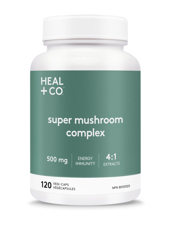 Heal + Co. Super Mushroom Complex 500 mg 120 VCaps Image 1
