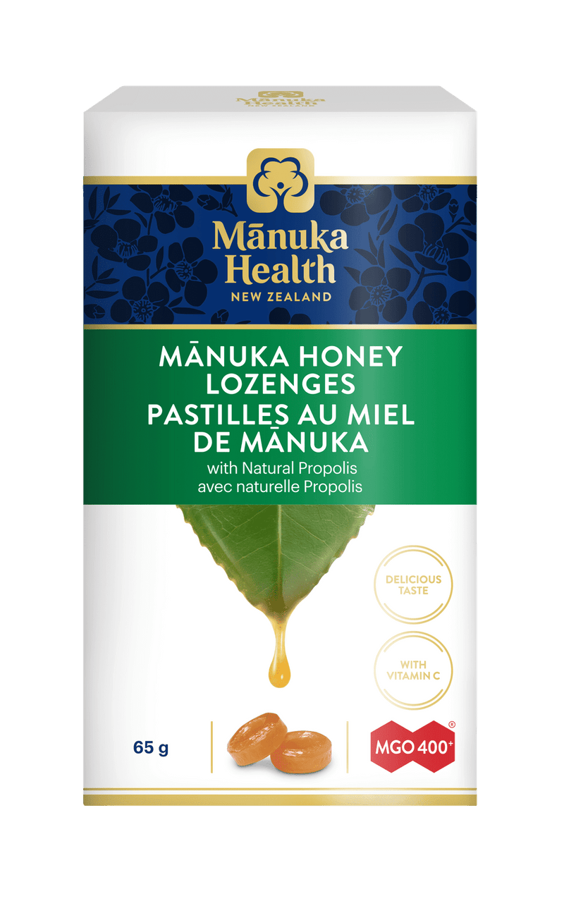 Health Manuka Honey Lozenges MGO 400+ - Natural Propolis 65 g Image 1