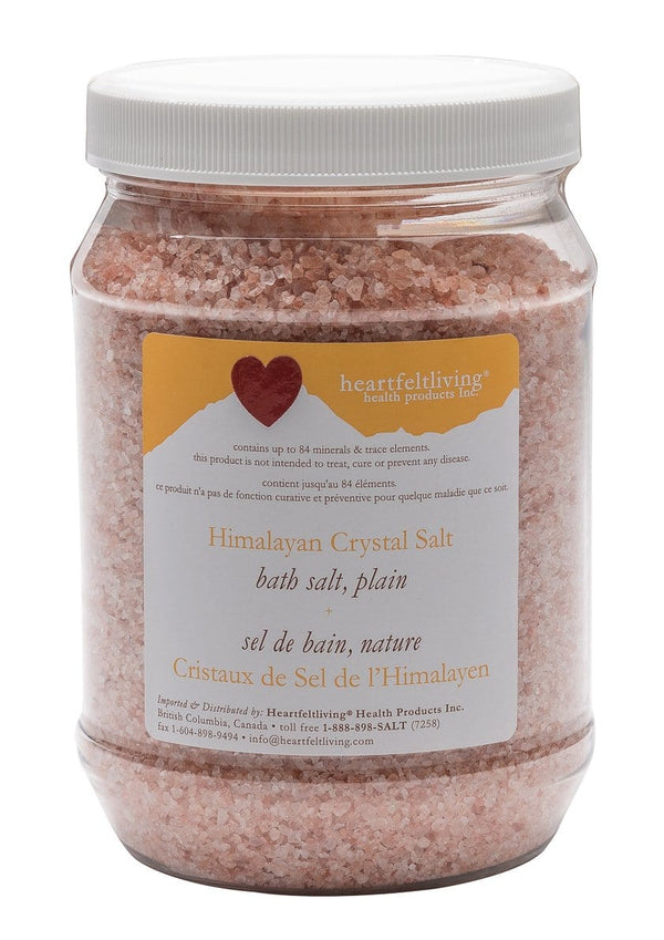 Heartfelt Living Himalayan Crystal - Bath Salt Plain 1 kg Image 1