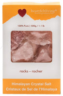 Heartfelt Living Himalayan Crystal Salt Rocks 500 g Image 1