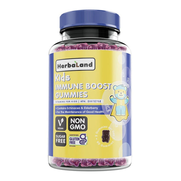HerbaLand Kids Immune Boost - Cherry 90 Gummies Image 1