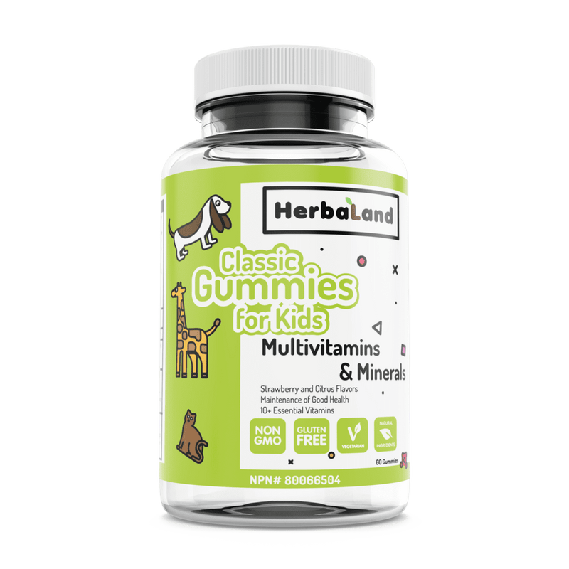 HerbaLand Multivitamins Minerals Classic for Kids - Strawberry & Citrus 60 Gummies Image 1