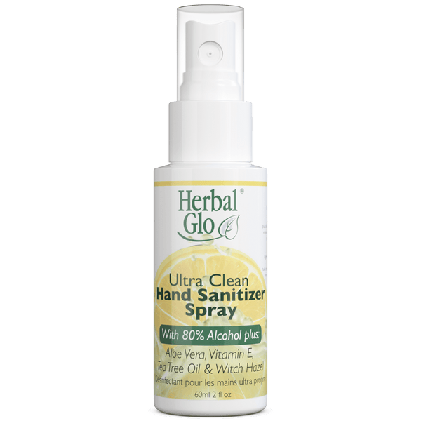 Herbal Glo Ultra Clean Hand Sanitizer Spray 60 mL Image 1