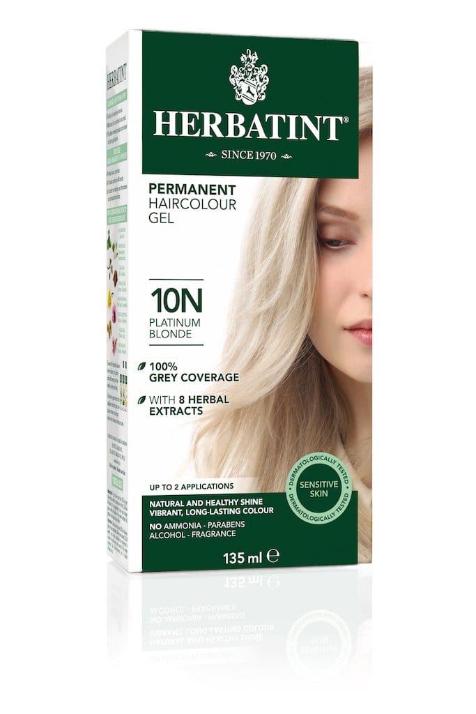 Herbatint Permanent Herbal Haircolor Gel - 10N Platinum Blonde 135 mL Image 1