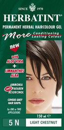 Herbatint Permanent Herbal Haircolor Gel - 5N Light Chestnut 135 mL Image 2