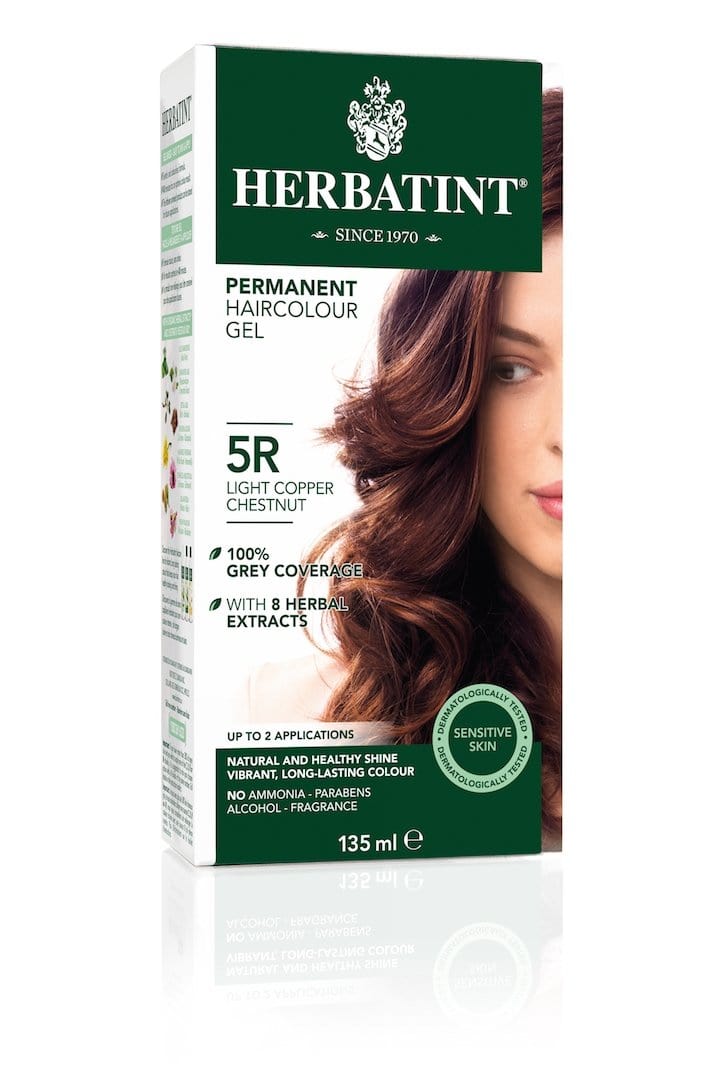 Herbatint Permanent Herbal Haircolor Gel - 5R Light Copper Chestnut 135 mL Image 1