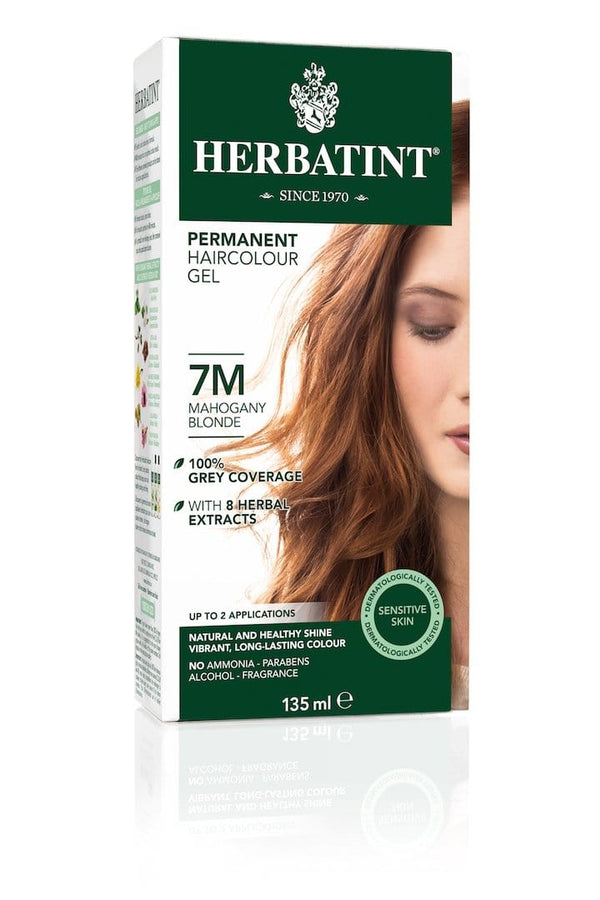 Herbatint Permanent Herbal Haircolor Gel - 7M Mahogany Blonde 135 mL Image 1