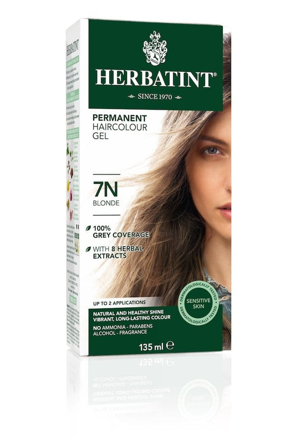 Herbatint Permanent Herbal Haircolor Gel - 7N Blonde 135 mL Image 1