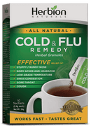 Herbion Naturals Cold & Flu Remedy 10 Sachets Image 1
