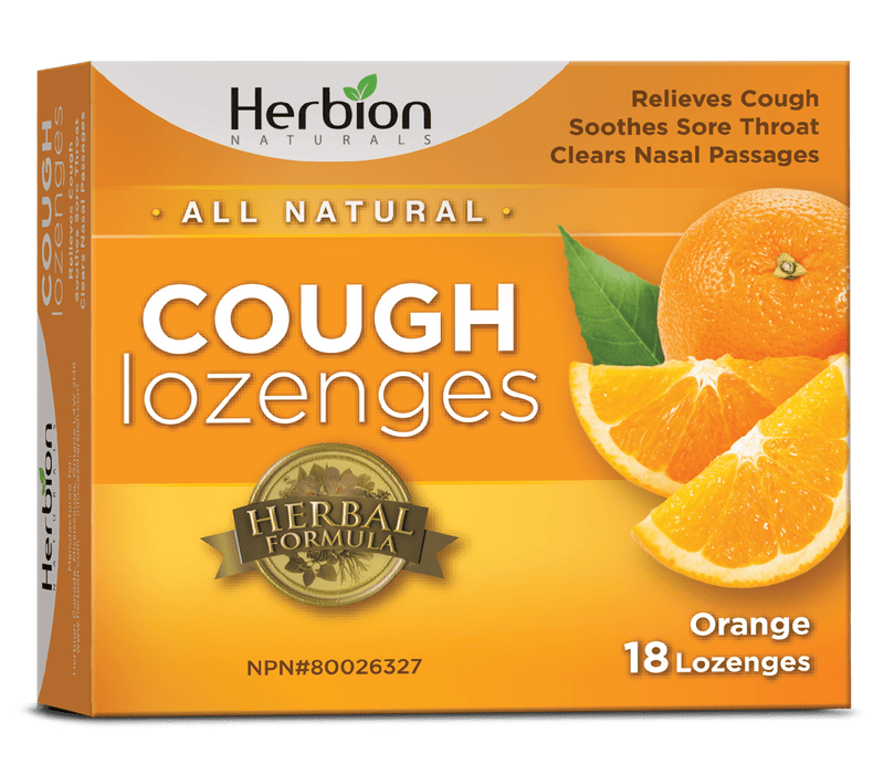 Herbion Naturals Cough - Orange 18 Lozenges Image 1