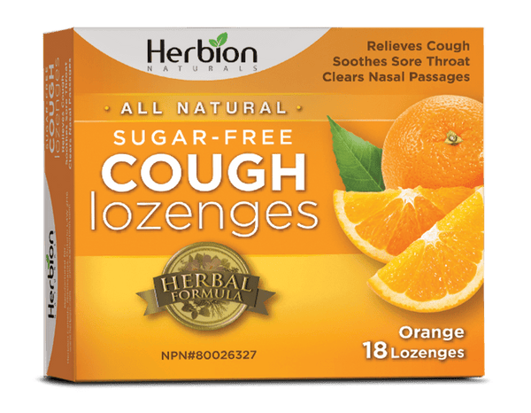 Herbion Naturals Sugar-Free Cough - Orange 18 Lozenges Image 1