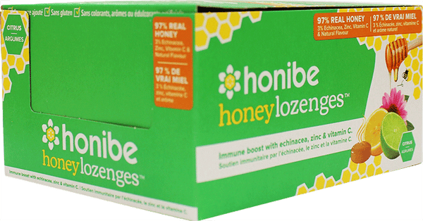 Honibe Honey Immune Boost - Citrus 10 Lozenges Image 1