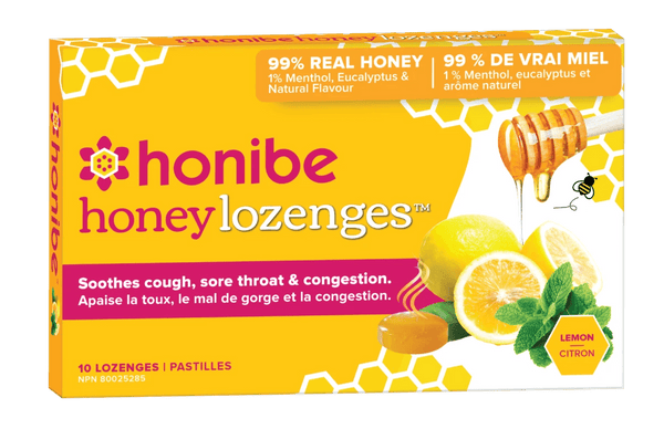 Honibe Honey - Lemon 10 Lozenges Image 1