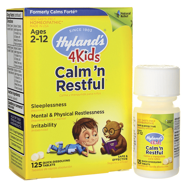 Hyland's 4Kids Calm 'n Restful 125 Tablets Image 2