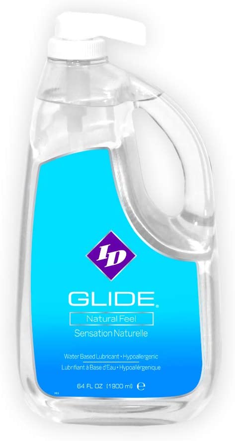 ID Glide Natural Feel Water-Based Hypoallergenic Lubricant 1900 mL Image 1