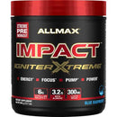 ALLMAX Impact Igniter Xtreme Pre-Workout in Blue Raspberry 360 g – Intense energy and focus booster for extreme workouts