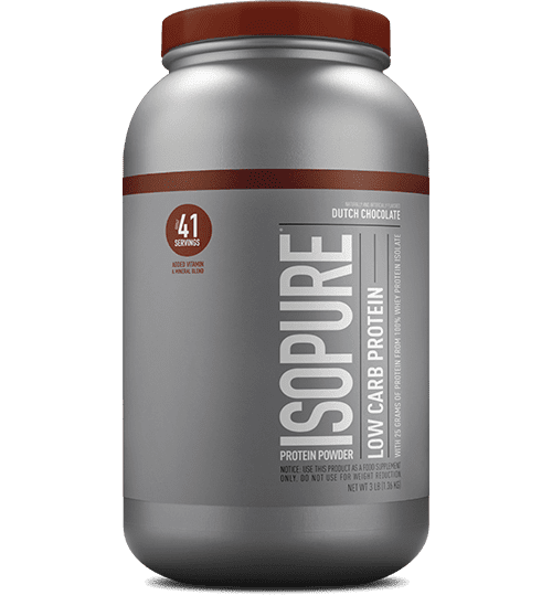 ISOPURE Low Carb Dutch Chocolate, Whey Protein Clearance DISCO Image 1