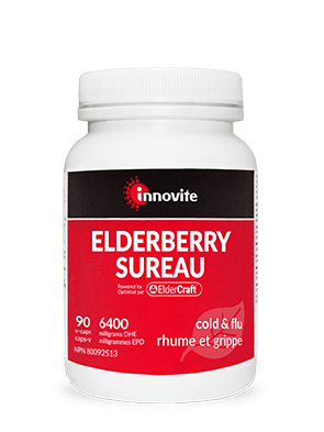 Innovite Elderberry Sureau 6400 mg 90 VCaps Image 1