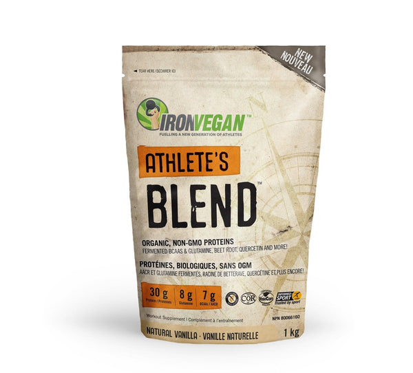 Iron Vegan Athlete's Blend - Natural Vanilla 1 kg Image 1