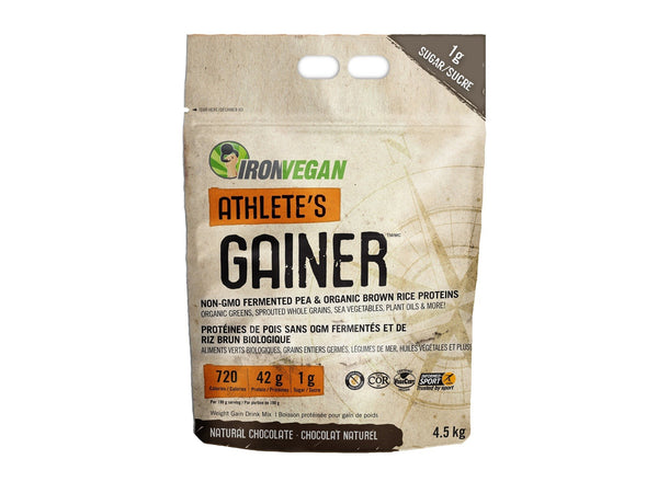Iron Vegan Athlete's Gainer - Natural Chocolate Image 1