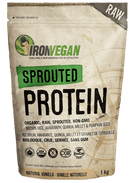 Iron Vegan Sprouted Protein - Natural Vanilla Image 2