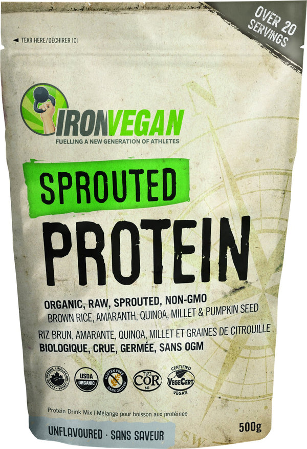 Iron Vegan Sprouted Protein - Unflavoured Image 1