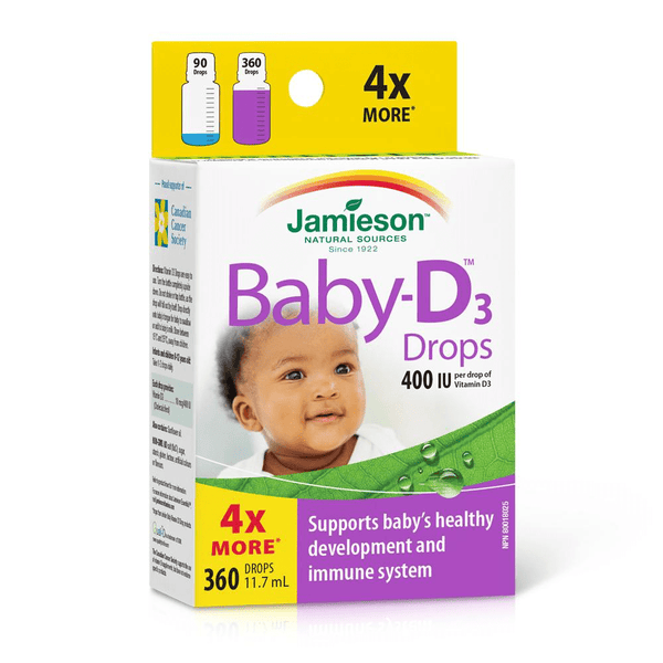 Jamieson Baby-D3 400 IU Drops 11.7 mL Image 1