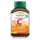 Jamieson Chewable C 500 mg - Tangy Orange 120 Tablets Image 1