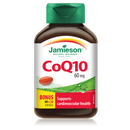 Jamieson CoQ10 60 mg BONUS SIZE 80 Softgels Image 1