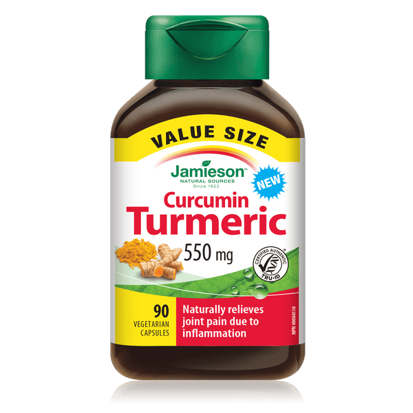 Jamieson Curcumin Turmeric 550 mg VCaps Image 1