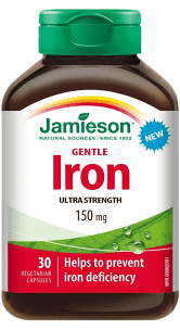 Jamieson Gentle Iron Ultra Strength 150 mg 30 VCaps Image 1