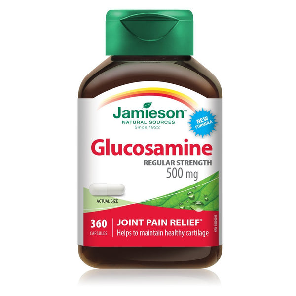 Jamieson Glucosamine 500 mg 360 Capsules Image 1
