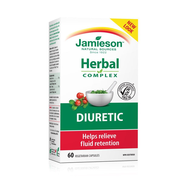 Jamieson Herbal Complex Diuretic 60 Capsules Image 1